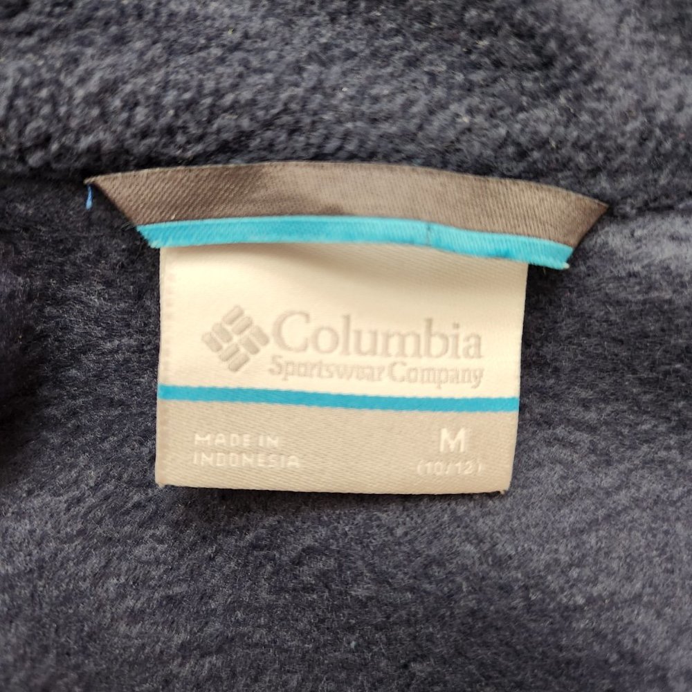 Columbia Fleece Jacket Blue/Navy Kids (M 10/12) - Picture 14 of 14